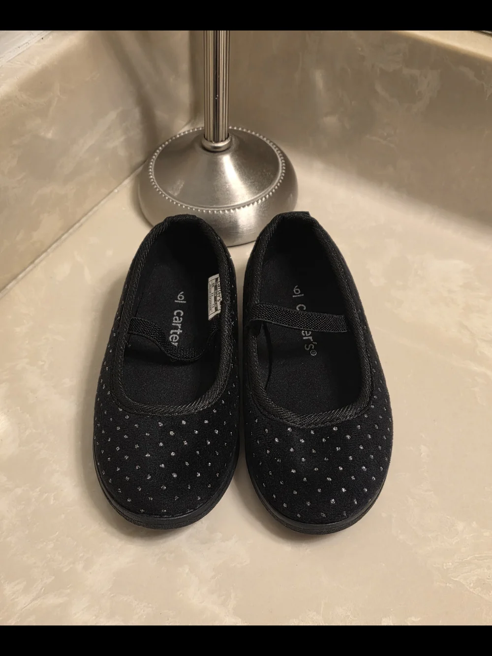 Carter's Black Girls' Sparkle Mary Jane Flats